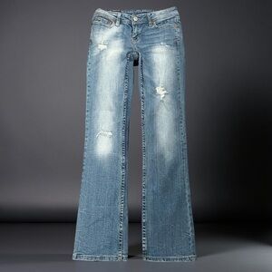 Aeropostale Chelsea Bootcut 00R Jeans Button Back Pockets